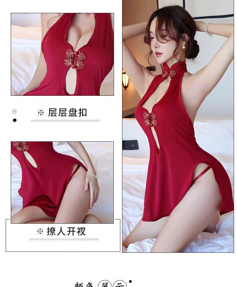 看起来很乖的衣服怪异服装情侣你衣我裙夜场上班衣服性感后妈(图4)