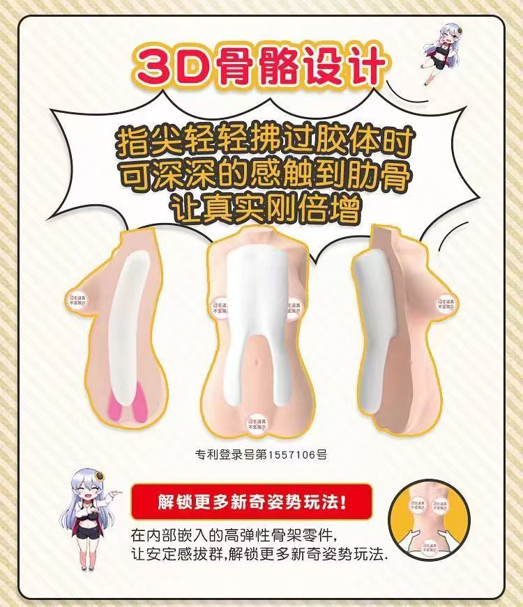 WILDONE真身安娜魅惑倒模男用器具性用品倒模(图4)