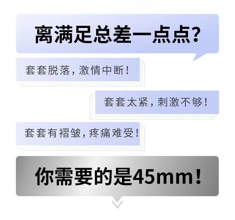 名流避孕套25mm超小号男用特紧绷型超紧薄安全套套防脱落超润滑(图3)