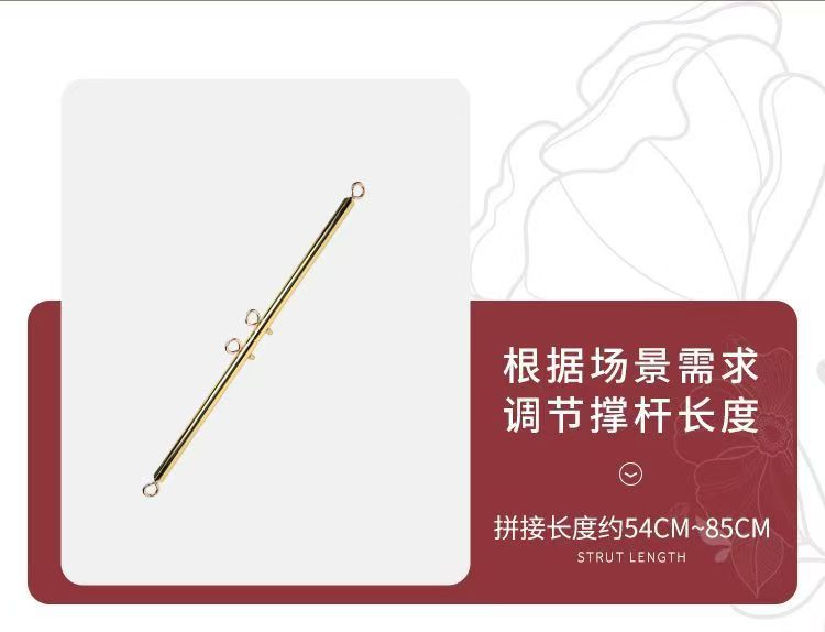 谜姬伸缩式分腿束缚器SM另类玩具午夜情侣捆绑调教开发新姿势(图5)